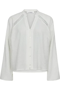 Co´Couture Bluser & Skjorter|Ammevenligt Tøj<Shinacc Lace V-Shirt 35923