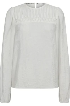 Online Shinacc Pintuck Blouse 35921 Bluser & Skjorter