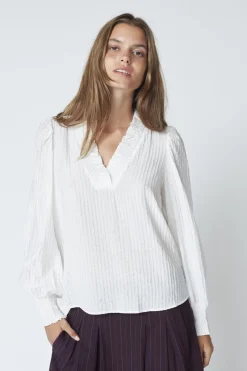 Co´Couture Bluser & Skjorter<Shinacc V-Blouse 35922