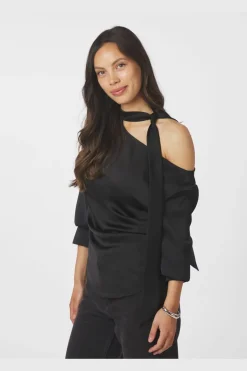 Neo Noir Bluser & Skjorter<Shirli Heavy Sateen Blouse 166967
