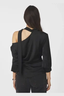Neo Noir Bluser & Skjorter<Shirli Heavy Sateen Blouse 166967
