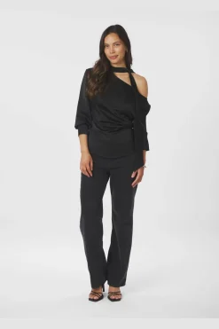 Neo Noir Bluser & Skjorter<Shirli Heavy Sateen Blouse 166967