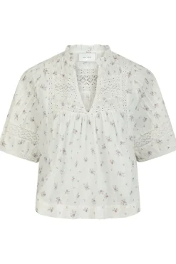 Neo Noir Bluser & Skjorter<Siama Dobby Flower Blouse 165279