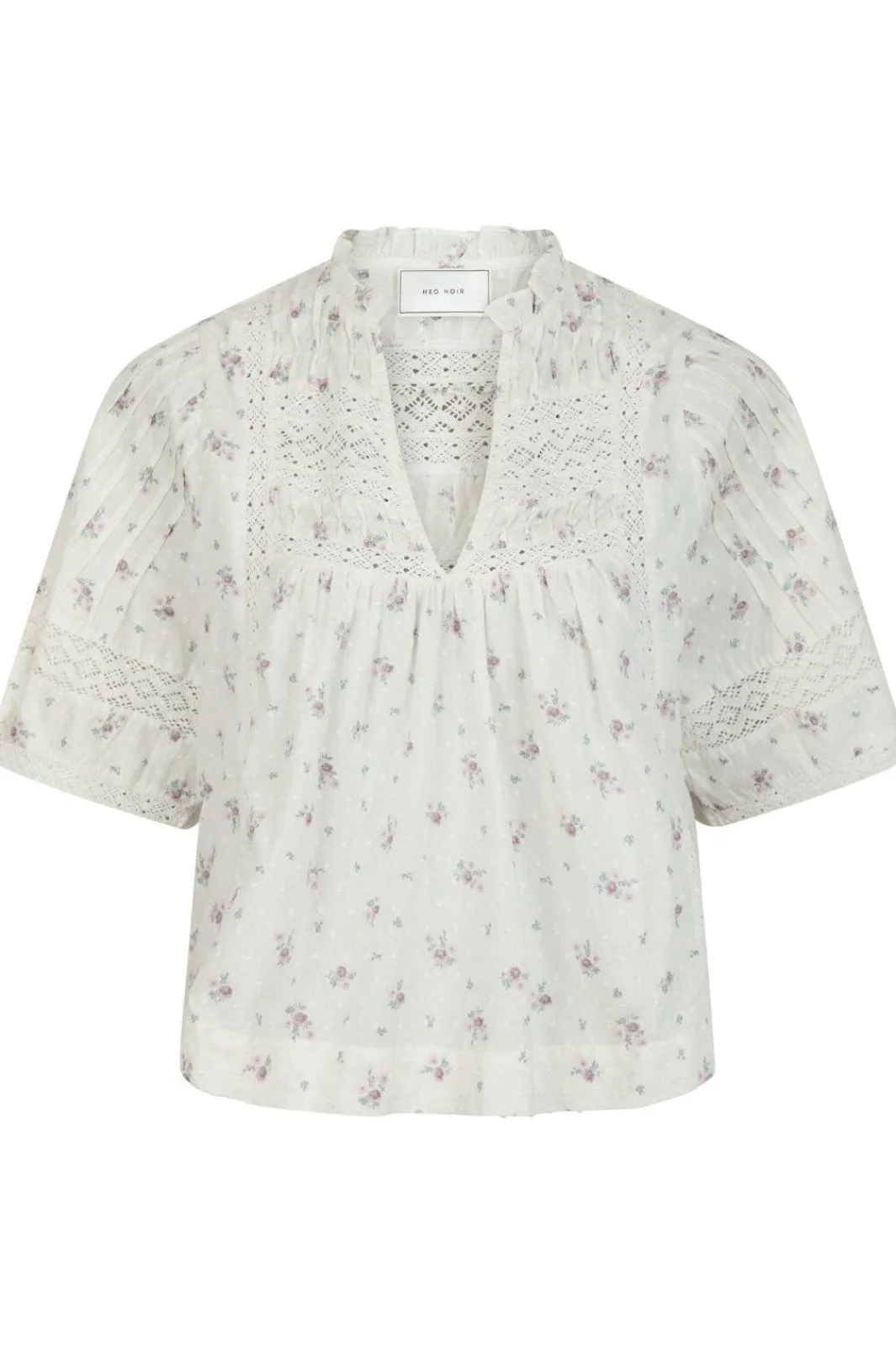Neo Noir Bluser & Skjorter<Siama Dobby Flower Blouse 165279
