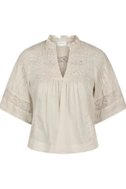 Neo Noir Bluser & Skjorter<Siama S Voile Blouse 164703