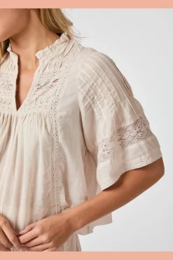 Neo Noir Bluser & Skjorter<Siama S Voile Blouse 164703