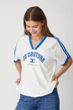 Co´Couture T-Shirts & Toppe<Siaracc Oversize Sporty V-Tee 33140