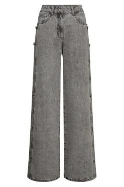 Best Side Panel Button Jeans HL10328 Bukser, Jeans & Leggings