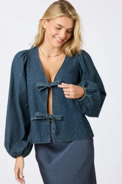 Neo Noir Bluser & Skjorter|Ammevenligt Tøj<Silvi Overdyed Dot Blouse