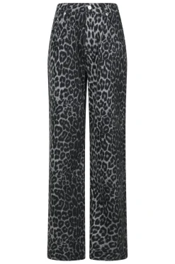 Discount Simona Leopard Pants Bukser, Jeans & Leggings
