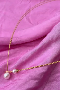 Mellow Moon Halskæder<Single Pearl Necklace