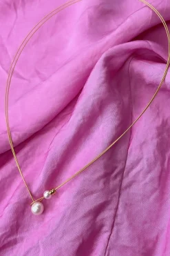 Mellow Moon Halskæder<Single Pearl Necklace