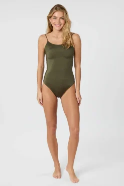 Neo Noir Bikinier & Badetøj<Skin Shell Boatneck Swimsuit 164923