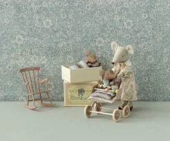 Børn Maileg Bad, Leg & Interiør<Sleepy Wakey Baby Mouse In Matchbox