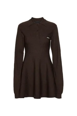 Outlet Slinky Knit Polo Dress 1154881667 Kjoler