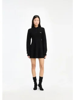 Rotate Kjoler<Slinky Knit Polo Dress 115488100