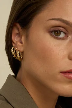 Mellow Moon Øreringe<Small Abby Hoop Earrings BM0614E0480