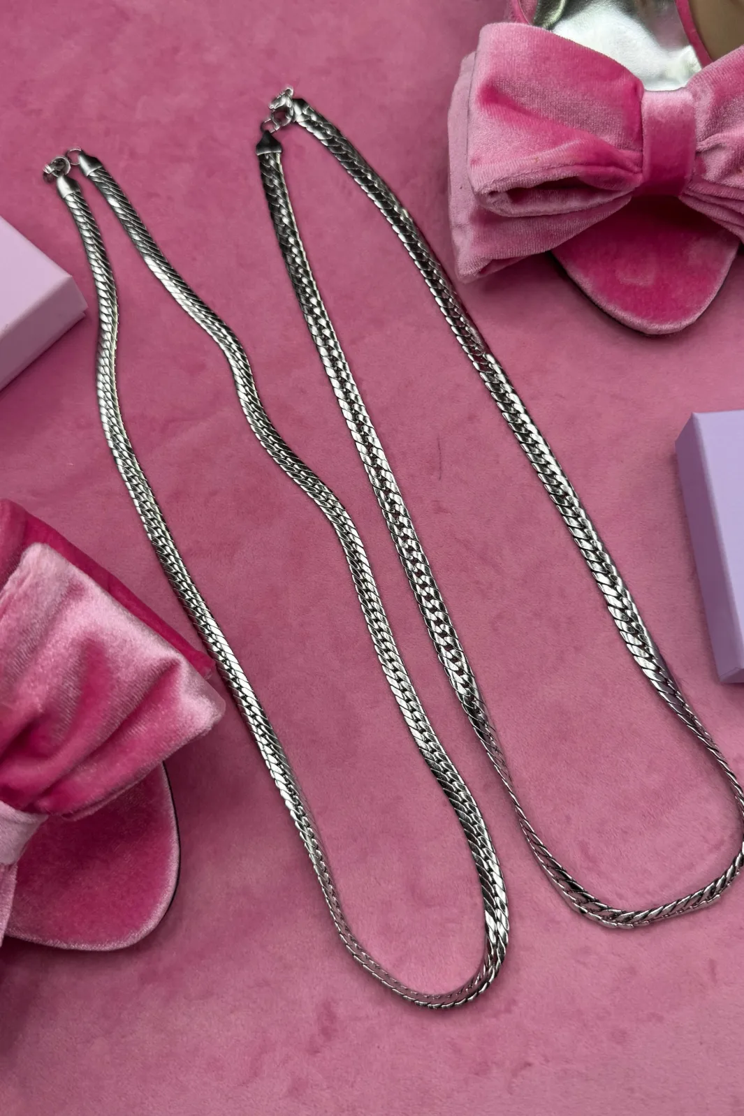 Discount Snake Mesh Necklace Colh Serpent Halskæder