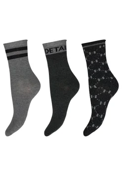 Outlet Socks 3-Pack 21550-75 Strømper & Strømpebukser
