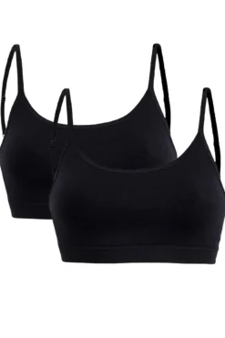 Soft basic Nattøj & Lingeri<Soffi Bra top narrow strap 2 pak