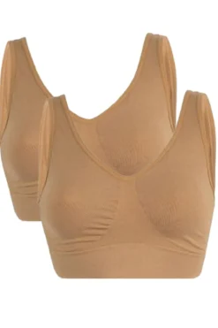 Soft basic Nattøj & Lingeri<Soffi Bra top wide strap 2 pak