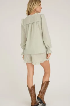 Online Sonja Frill Blouse Bluser & Skjorter