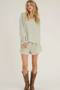 Online Sonja Frill Blouse Bluser & Skjorter