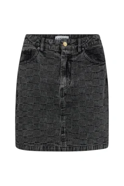 Haute L'Amitié Nederdele<Square Denim Crop Skirt HL10054