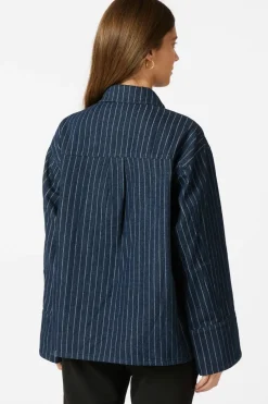 Neo Noir Bluser & Skjorter<Starlie Stripe Shirt 164243