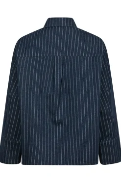 Neo Noir Bluser & Skjorter<Starlie Stripe Shirt 164243