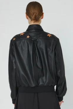 Stella Nova Overtøj & Jakker<Starlight Leather Bomber Jacketsl54-7328