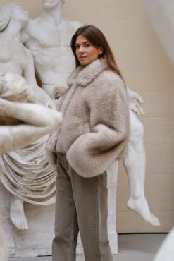 Outlet Steff Faux Fur Jacket 165376 Overtøj & Jakker