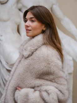 Outlet Steff Faux Fur Jacket 165376 Overtøj & Jakker