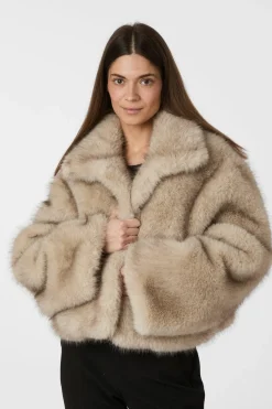 Outlet Steff Faux Fur Jacket 165376 Overtøj & Jakker