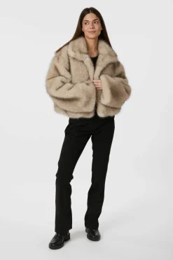 Outlet Steff Faux Fur Jacket 165376 Overtøj & Jakker
