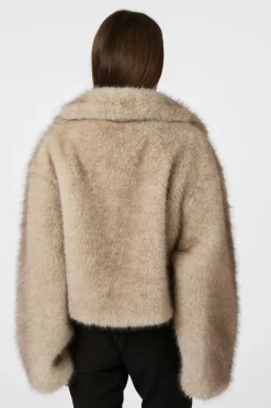 Outlet Steff Faux Fur Jacket 165376 Overtøj & Jakker