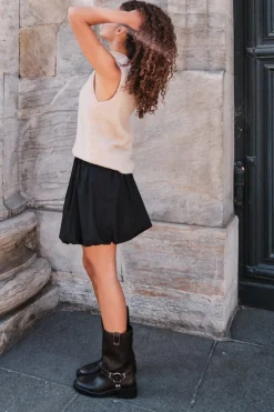 Neo Noir Nederdele<Stela Short Balloon Skirt
