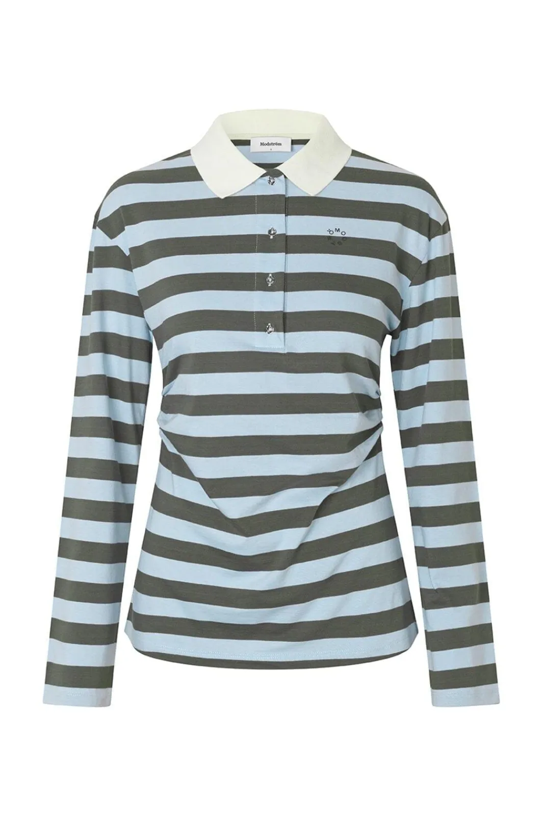 Best Stetsonmd Ls Stripe Polo 58842 T-Shirts & Toppe