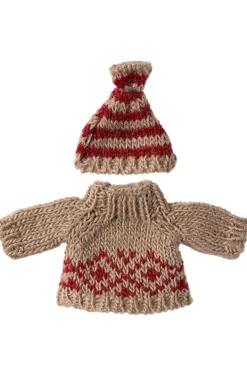Online Strikket Sweater Og Hue, Mus, Mor Børn Bad, Leg & Interiør