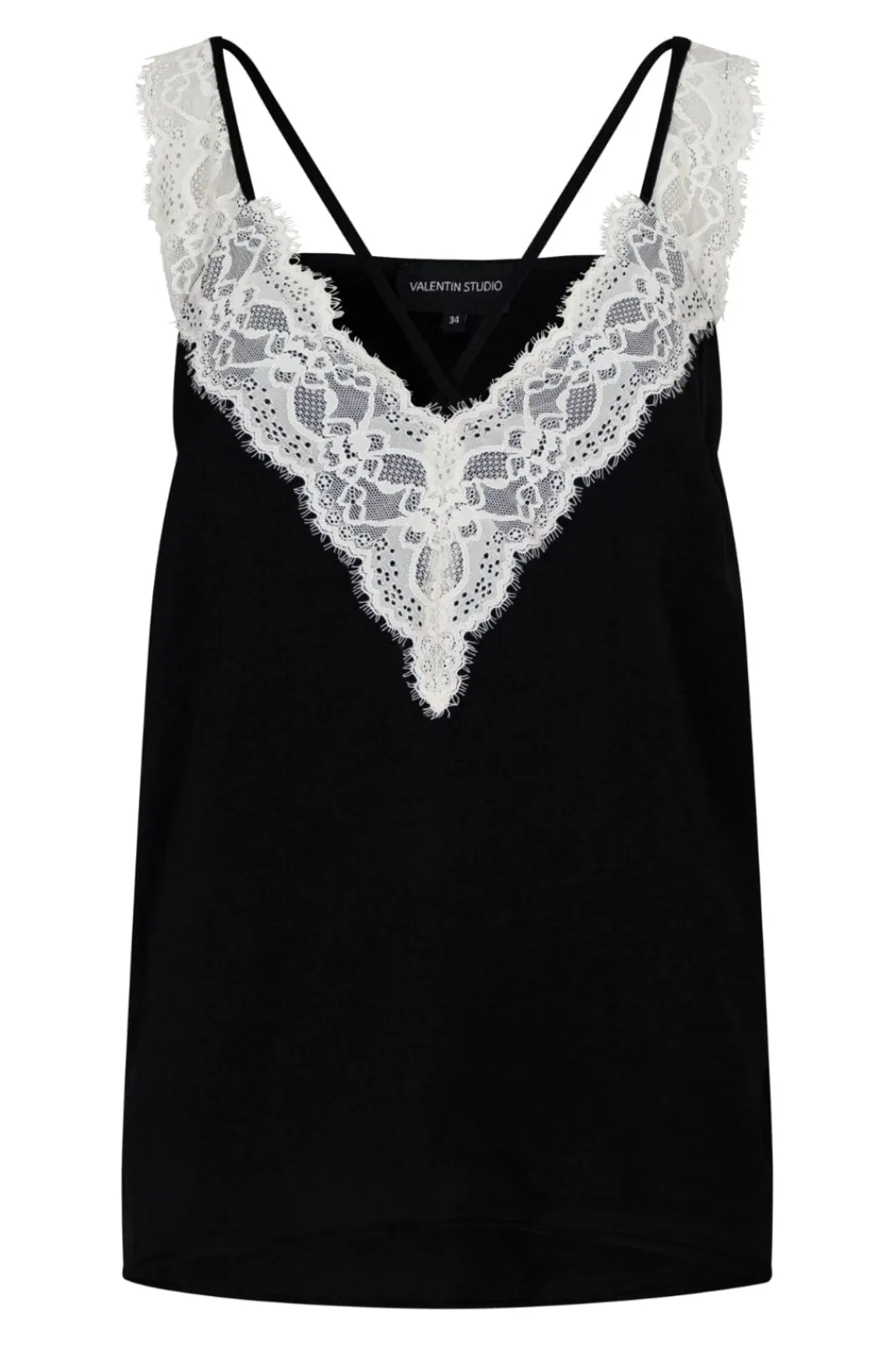 Valentin Studio T-Shirts & Toppe<String Contrast Top