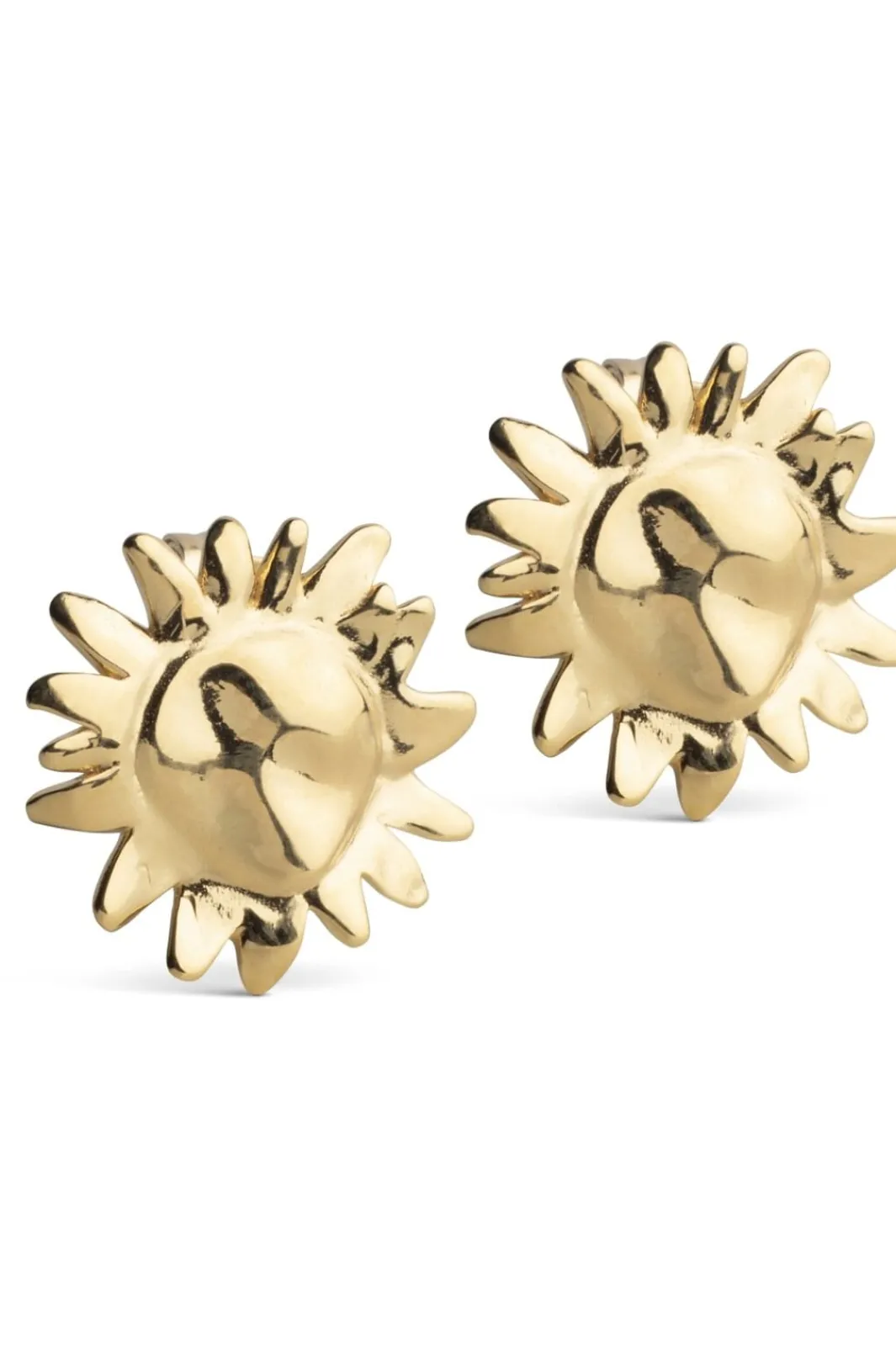 Enamel Copenhagen Øreringe<Studs, Large Sunshine E421G