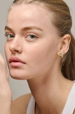 Enamel Copenhagen Øreringe<Studs, Sunshine Field E417G
