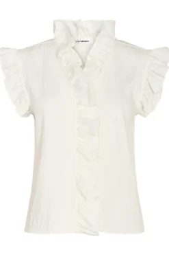 Co´Couture T-Shirts & Toppe|Ammevenligt Tøj<Suedacc Frill Top 35213