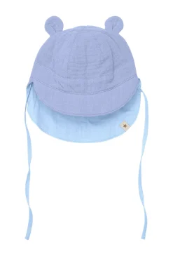 New Summer Hat Ears Muslin Børn Huer & Hatte|Uld