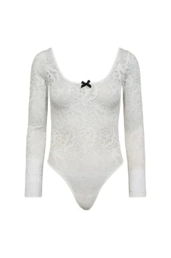 Haute L'Amitié Nattøj & Lingeri|Bluser & Skjorter<Summer Lace Ls Body HL10107