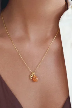 Maanesten Halskæder<Sunstone Fire Pendant