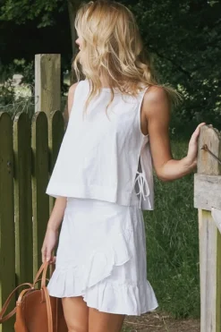 Neo Noir T-Shirts & Toppe<Svetlana Linen Top
