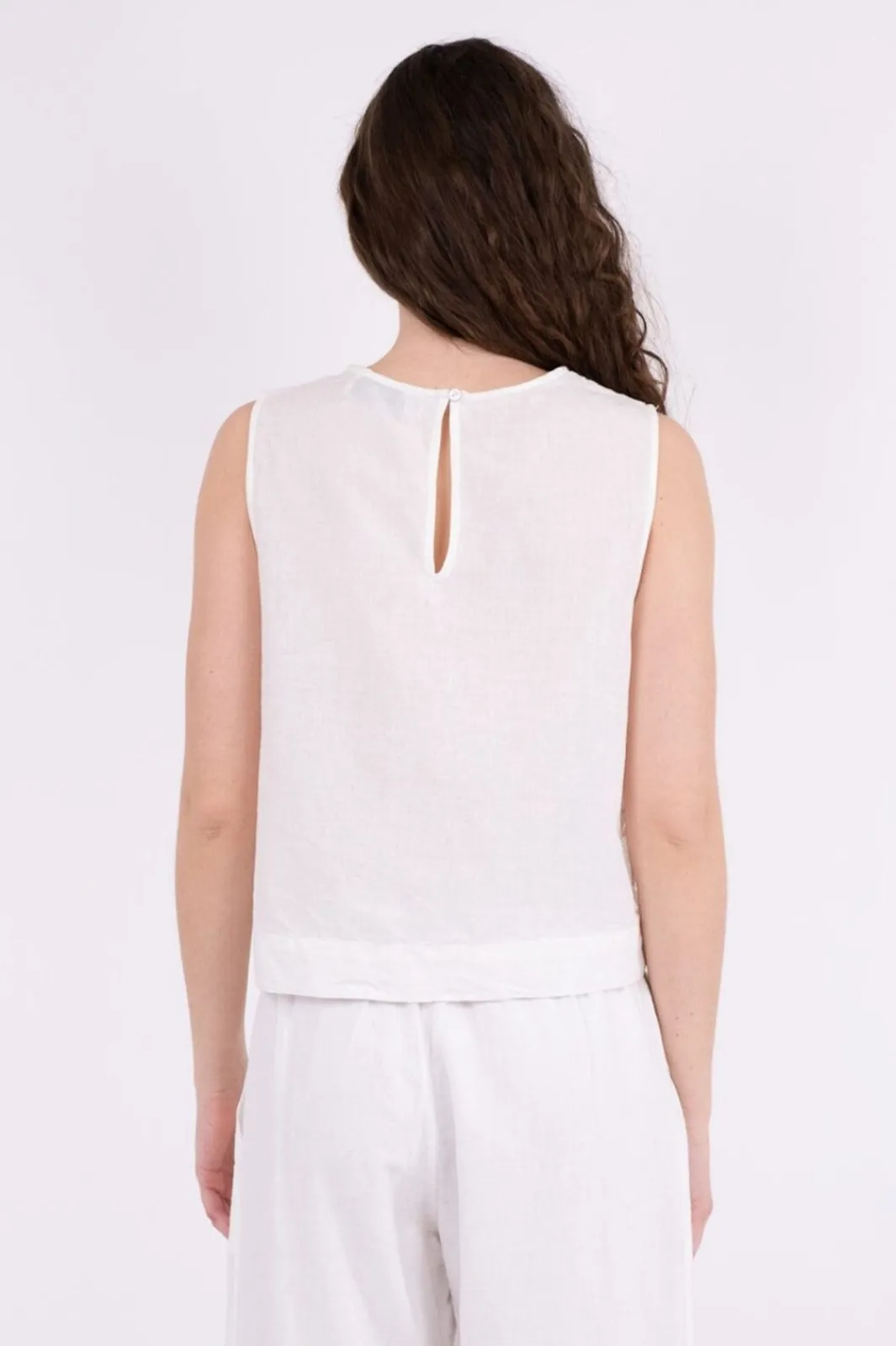 Neo Noir T-Shirts & Toppe<Svetlana Linen Top