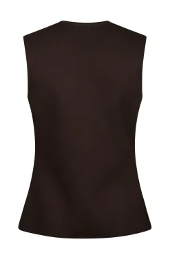 Sway Smooth Knit Waistcoat 164704 Veste|Ammevenligt Tøj