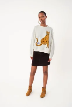 Sale Sydneyll Leopard Sweatshirt Ls25450-1068 Sweatsæt & Comfy Wear|Bluser & Skjorter